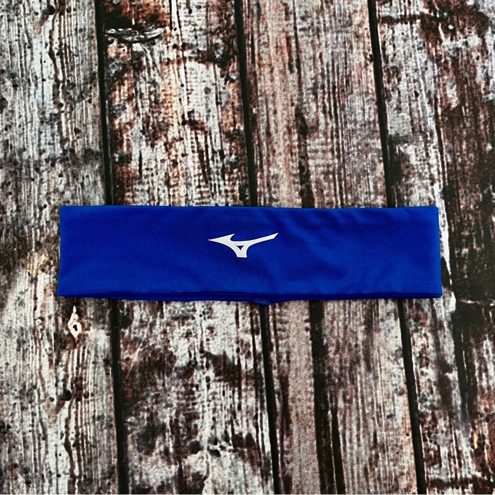 Mizuno Royal Blue Volleyball Sports Logo Headband